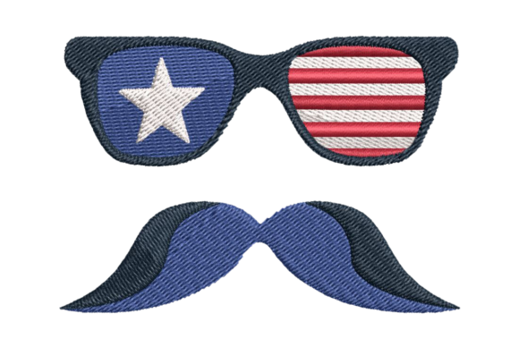 4th of July Patriotic Sunglasses Embroidery Review