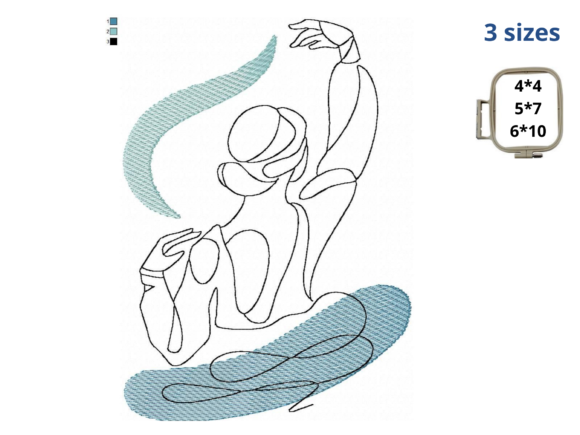 Ballerina One Line Art: Designer Review for Boutique Apparel