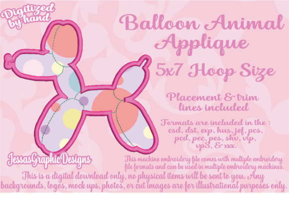 Balloon Animal Applique: A Designer's Review