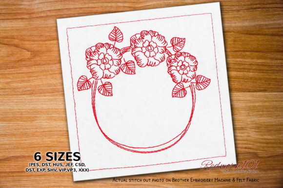 Beautiful Headband of Flowers Embroidery Design Review