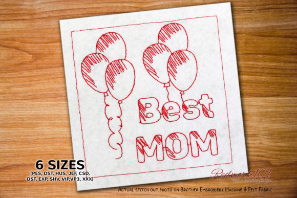 Best Mom Balloons: A Craft Fair Embroidery Review