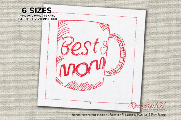 Best Mom Coffee Mug Embroidery Design Review