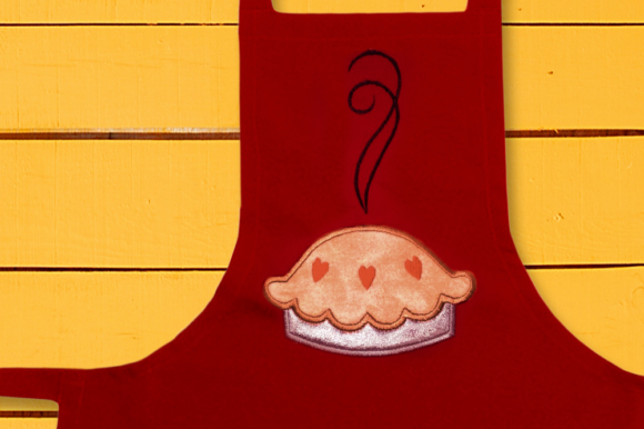 Cooling Pie with Hearts in Crust Embroidery Review