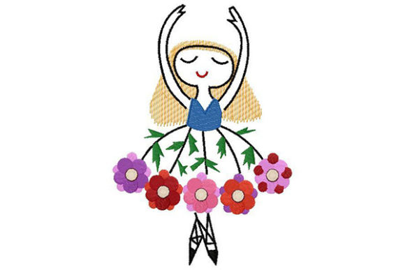 Dancing Ballerina Floral Dress