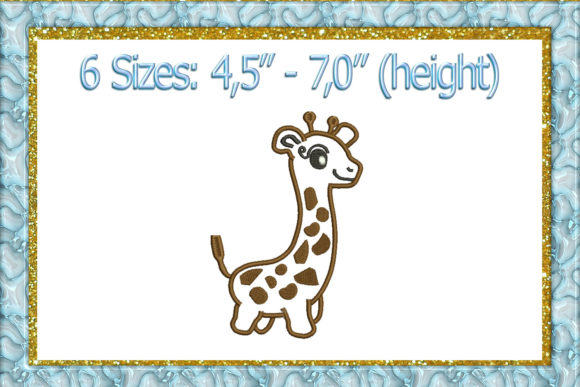 Giraffe Applique: Seasonal Embroidery Design Review