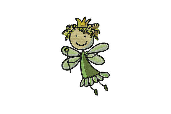 Little Fairy Sketch: A Business-Ready Embroidery Design