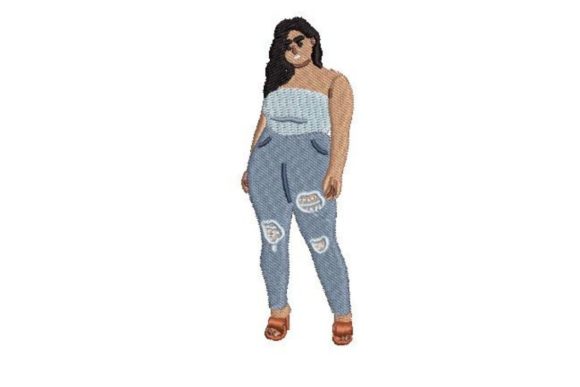 Plus Size Woman Embroidery: Creative Fabrica Review