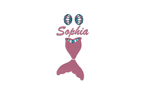 Sophia Mermaid Embroidery Design Review for Boutique Apparel