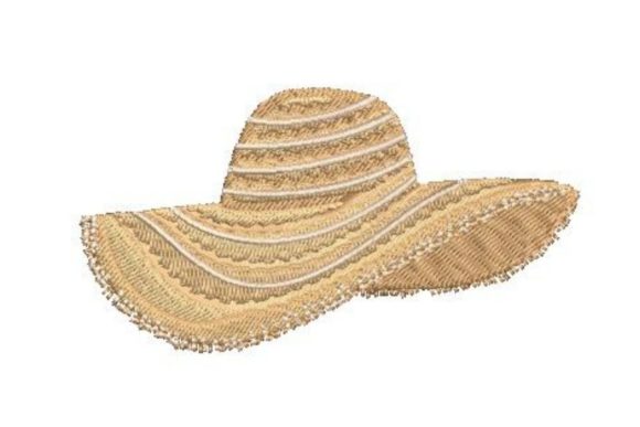 Straw Beach Hat Embroidery Design Review for Handmade Gifts