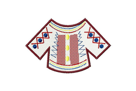 Traditional Women Shirt Embroidery Design
